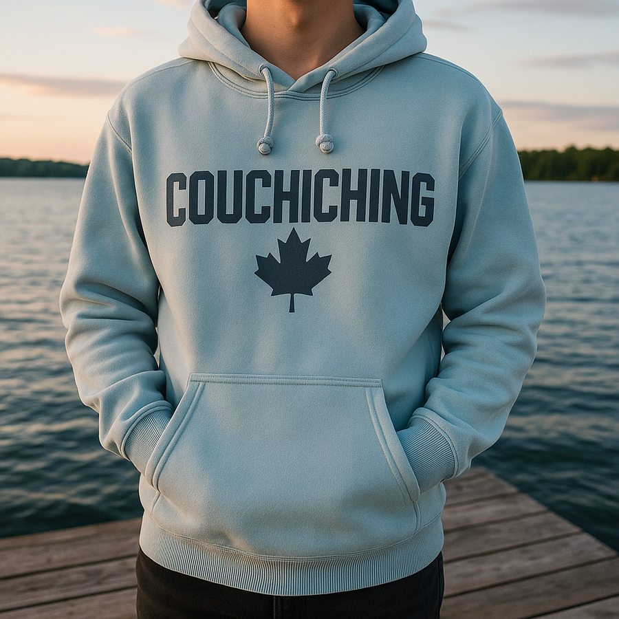 Lake Couchiching Mid-Weight Hoodie in Teal