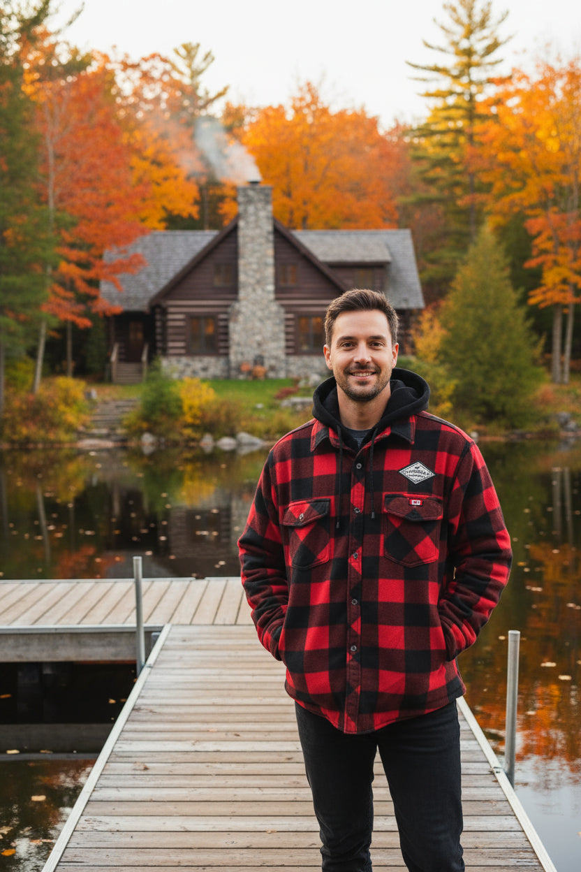 Lago Red Plaid Jacket
